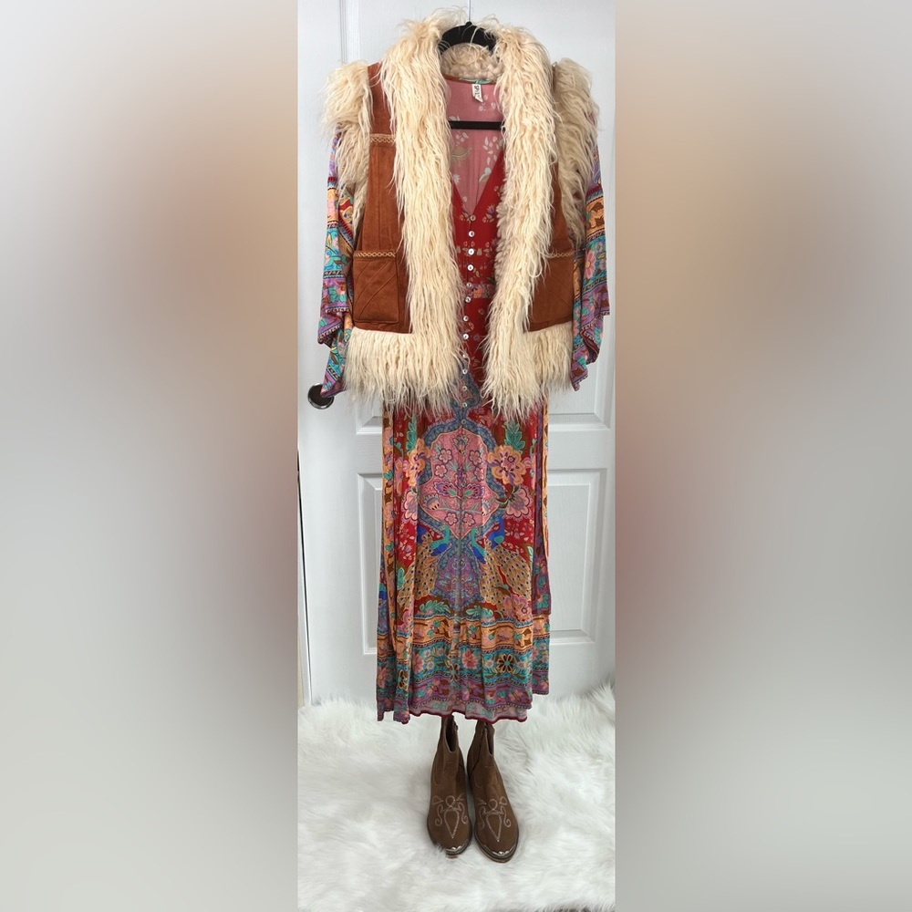 Spell Lotus kimono Gown EUC - Picture 5 of 16